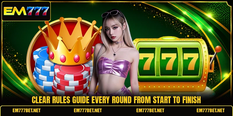 Clear rules guide every round from start to finish