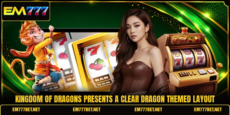 Kingdom of Dragons presents a clear dragon themed layout