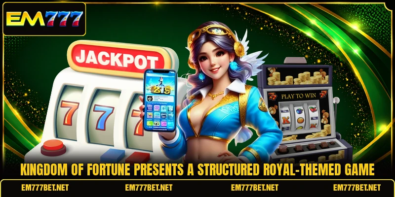 Kingdom of Fortune presents a structured royal-themed game