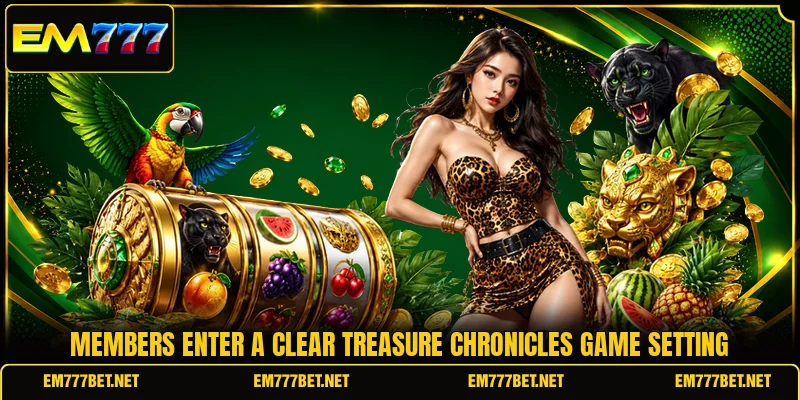 Members enter a clear Treasure Chronicles game setting