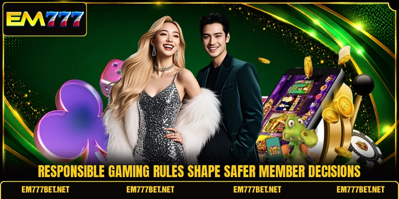 Responsible gaming rules shape safer member decisions Responsible gaming rules shape safer member decisions