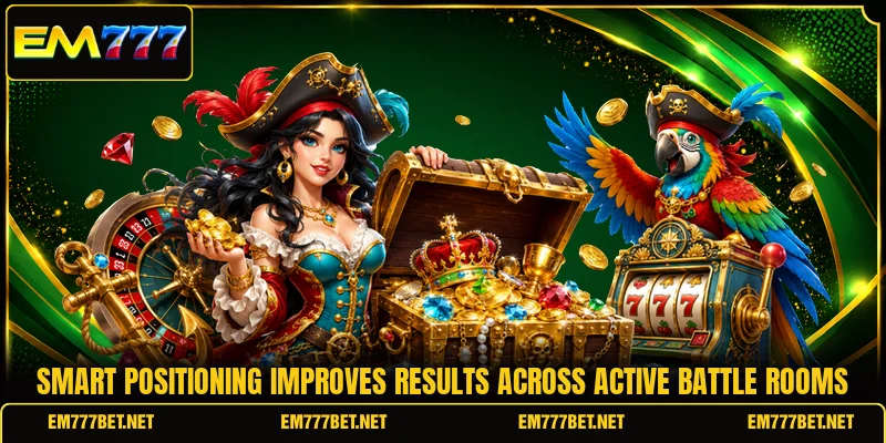 Smart positioning improves results across active battle rooms