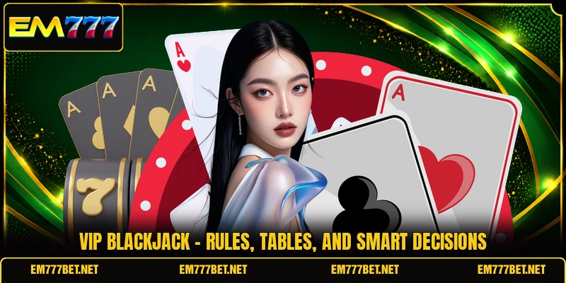 VIP Blackjack - Rules, Tables, And Smart Decisions